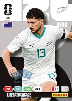 Liberato Cacace New Zealand Panini FIFA World Cup 2026 Adrenalyn XL #327